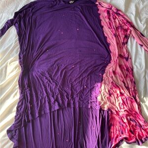 We The Free Deep Purple Top